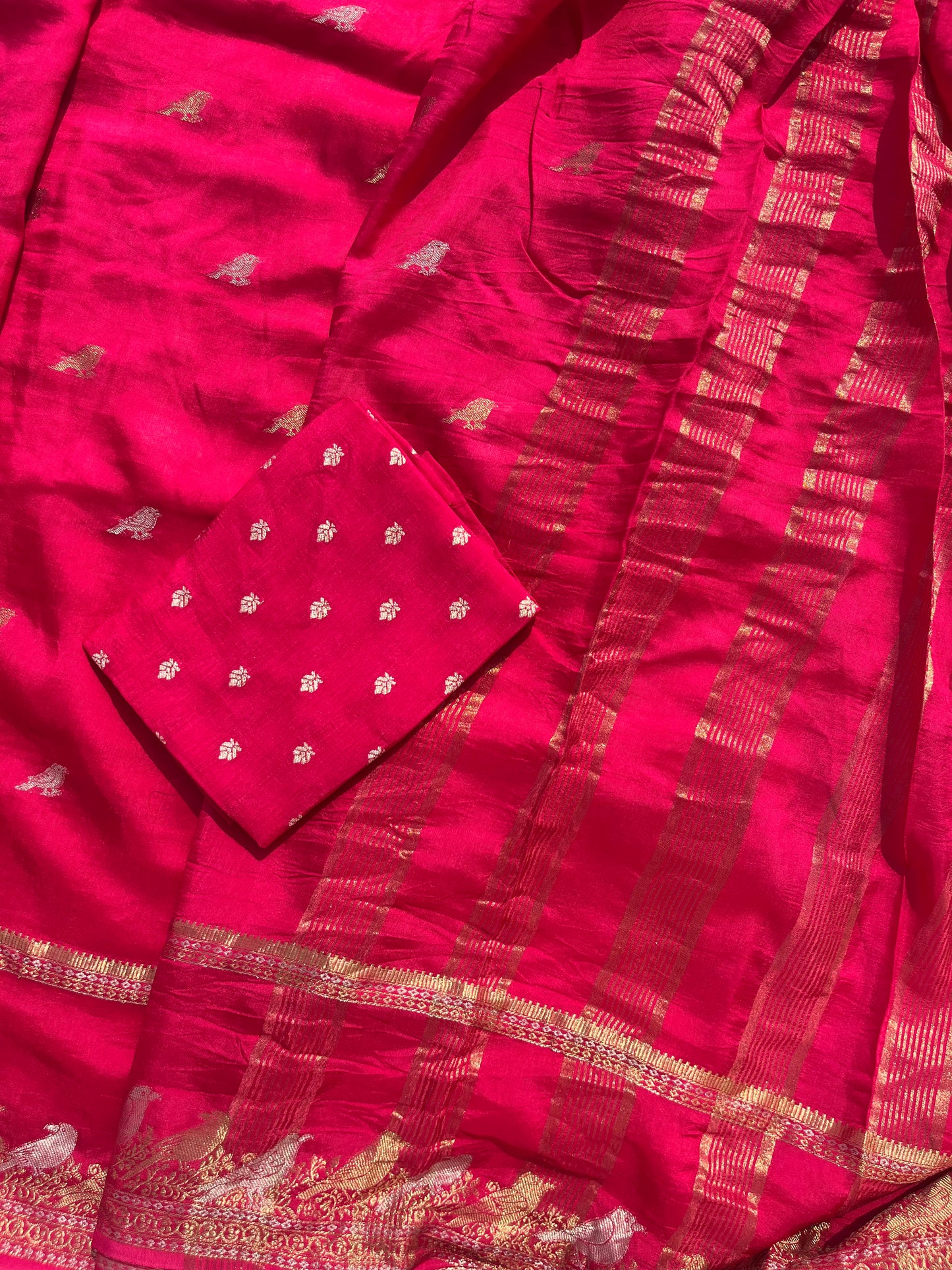 Chinon Crepe Saree