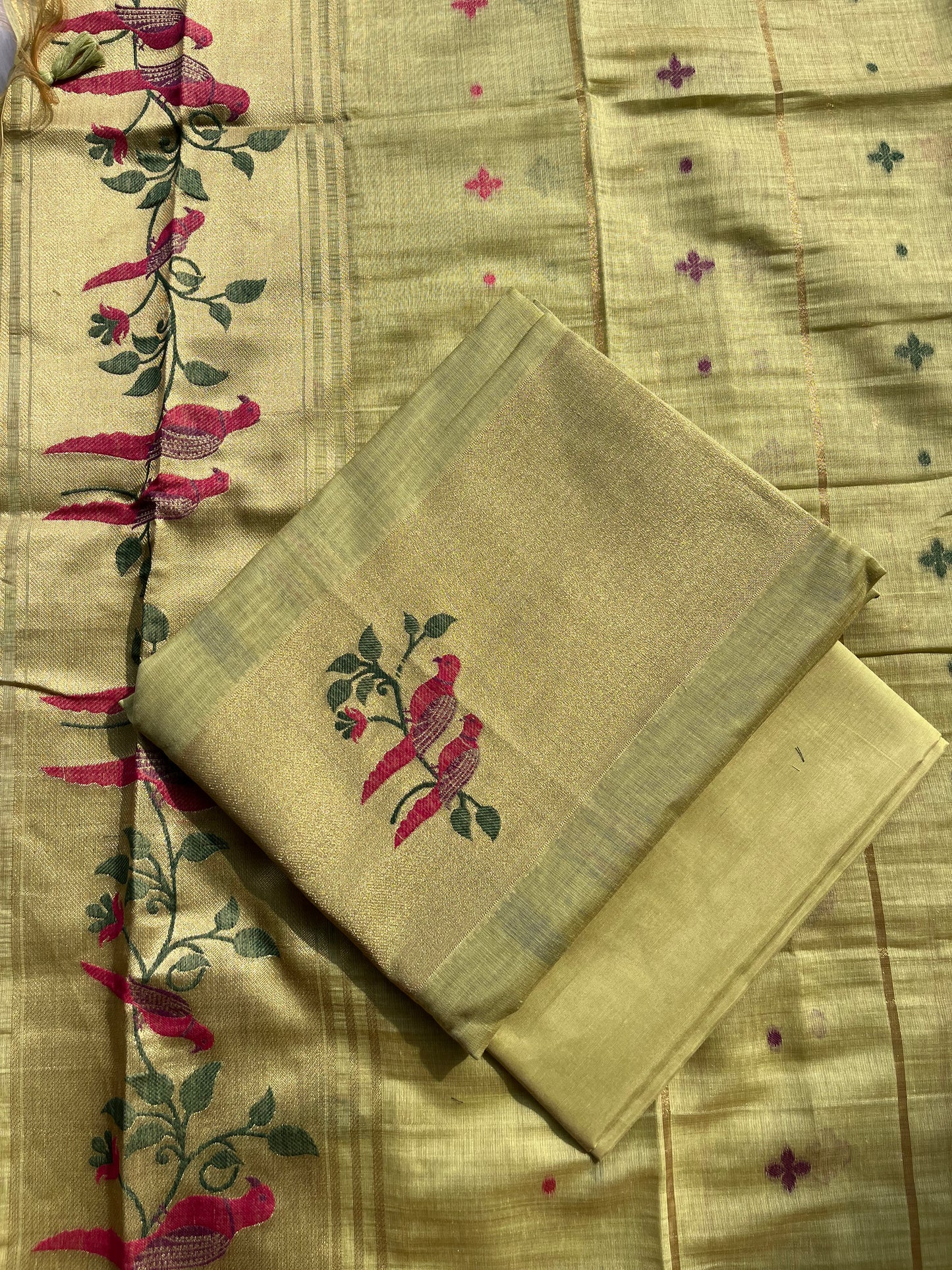 VT-281 Handwoven Linen Jamdhani