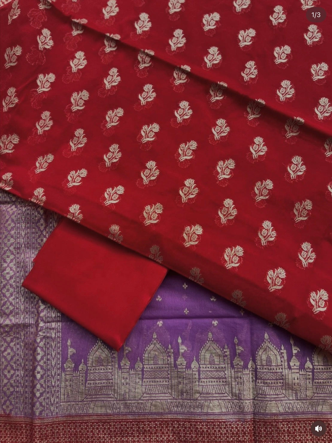 Chanderi Unstitched suit set