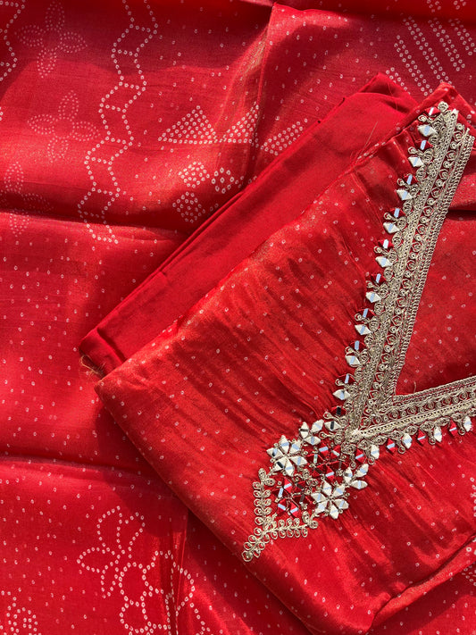 Russian Silk Unstitched set💕