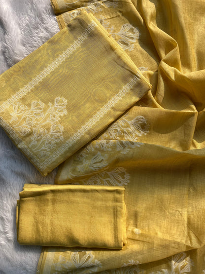 VT-315 Linen Jamdhani Sets