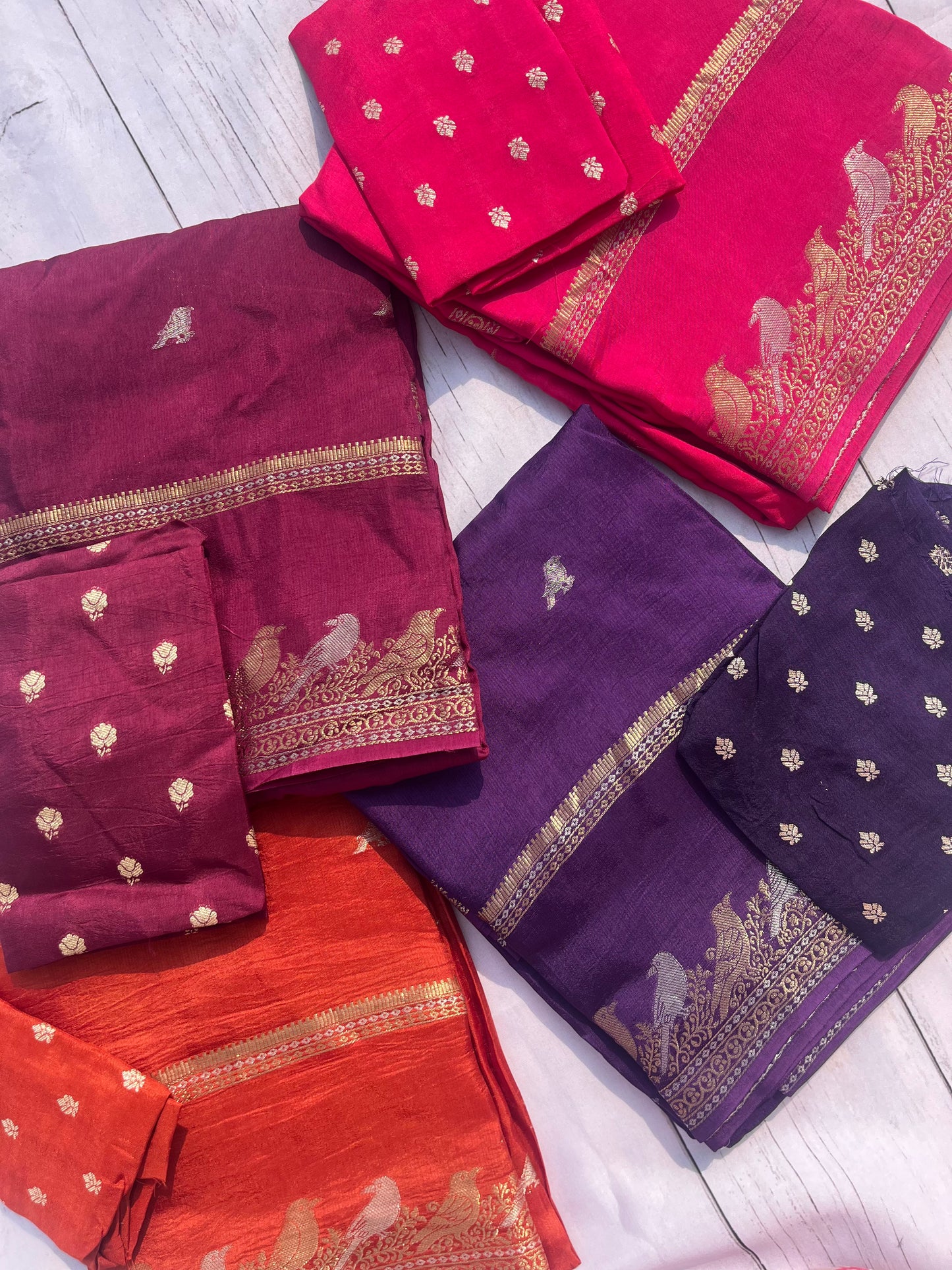 Chinon Crepe Saree