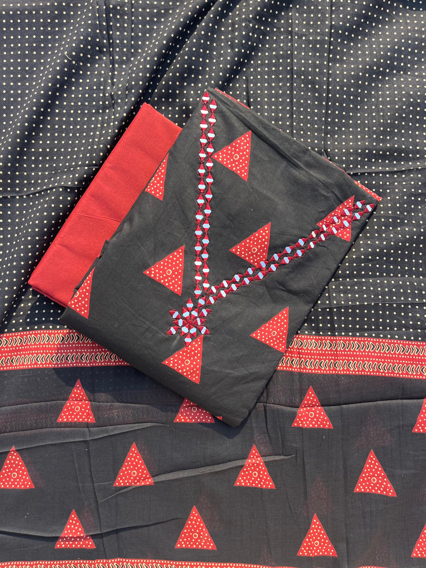VT-342 Black cotton set