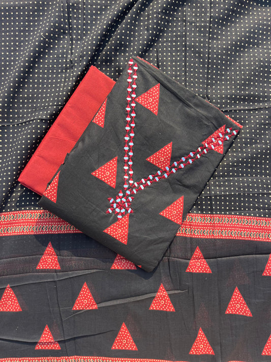 VT-342 Black cotton set