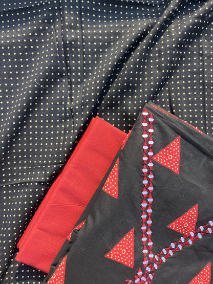 VT-342 Black cotton set