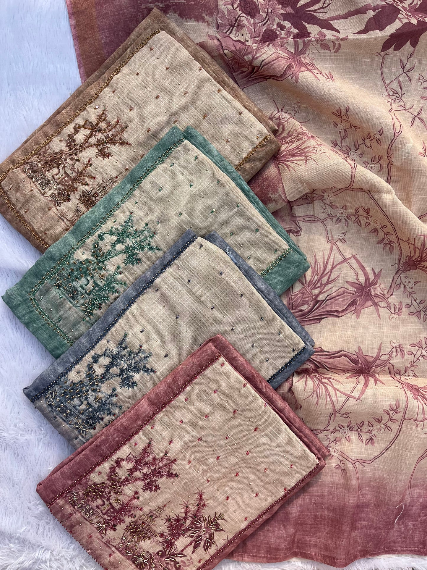VT-356 Linen Jamdhani