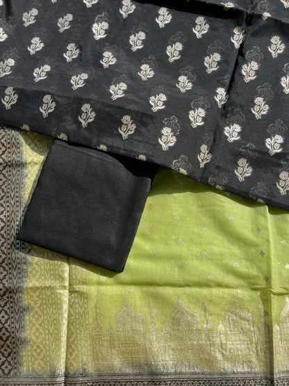 Chanderi Unstitched suit set