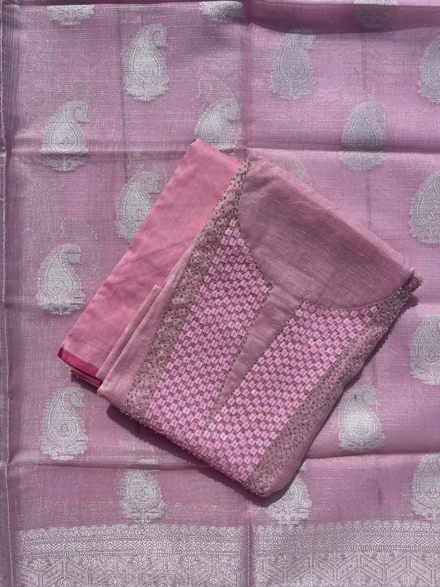 Cotton Tissue Unstitched Set