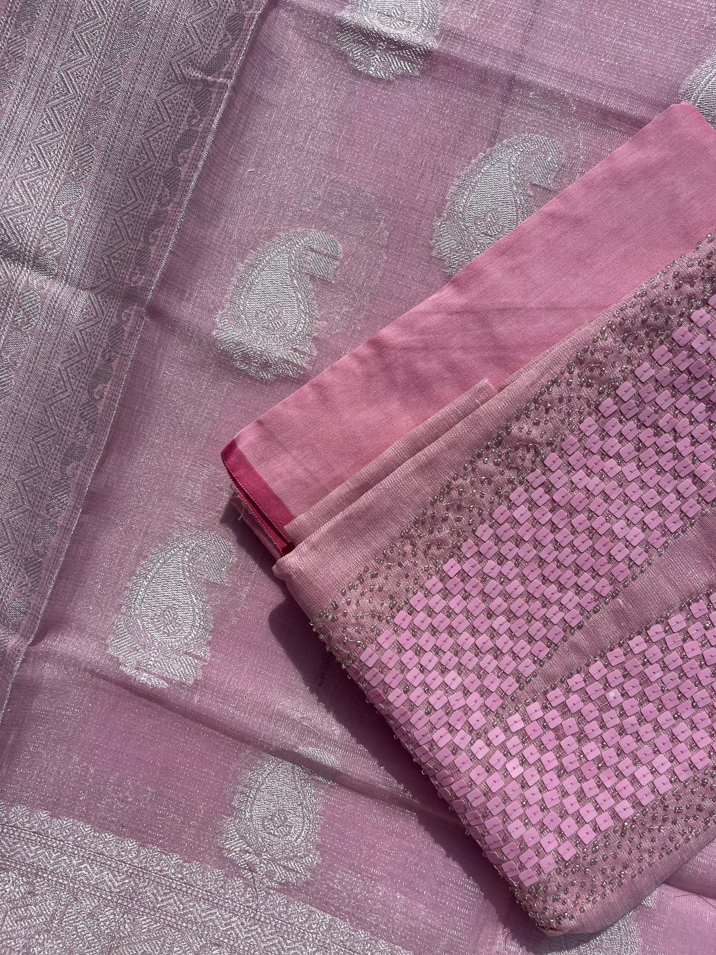 Cotton Tissue Unstitched Set