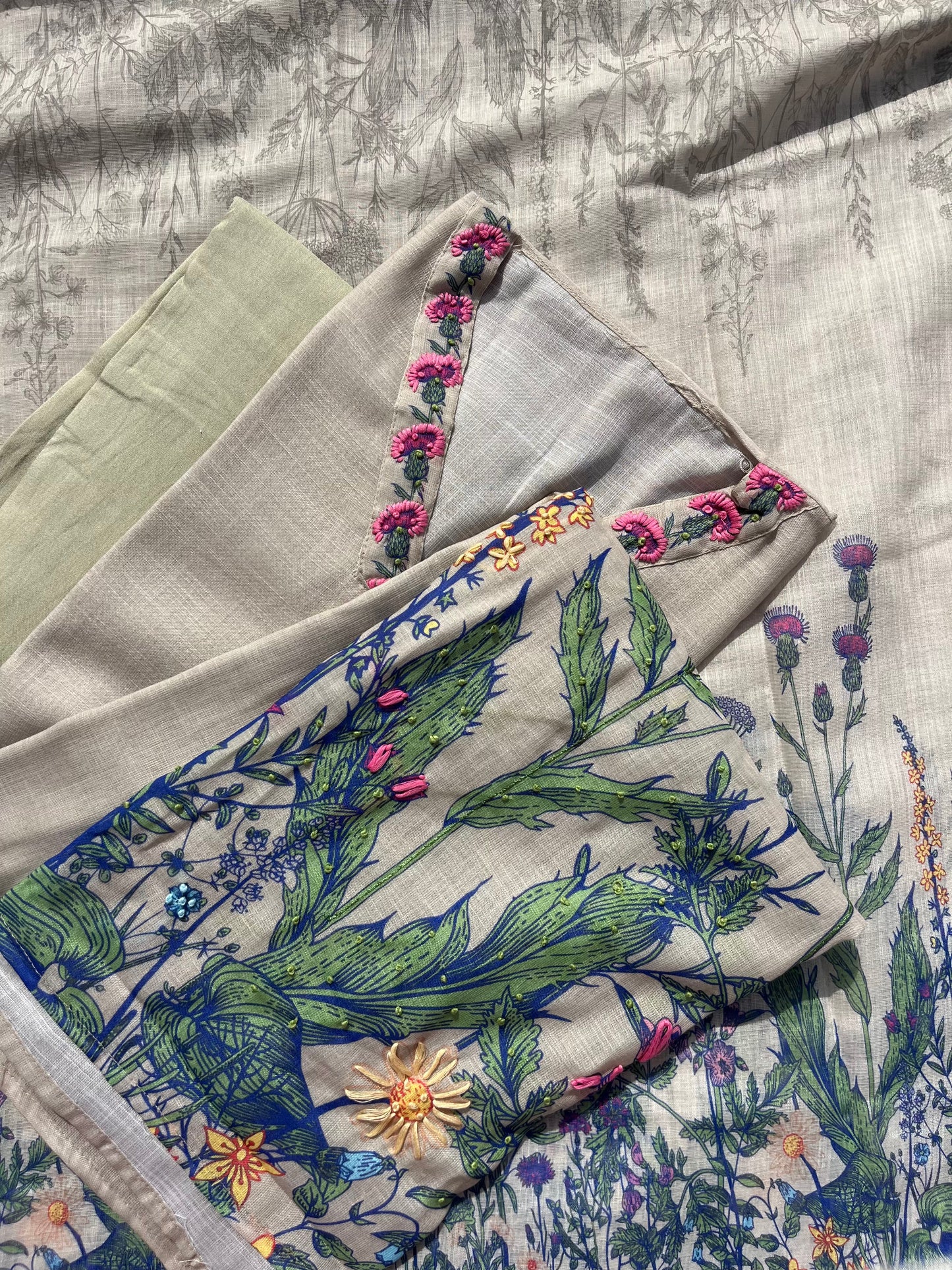 Linen  Cotton Set