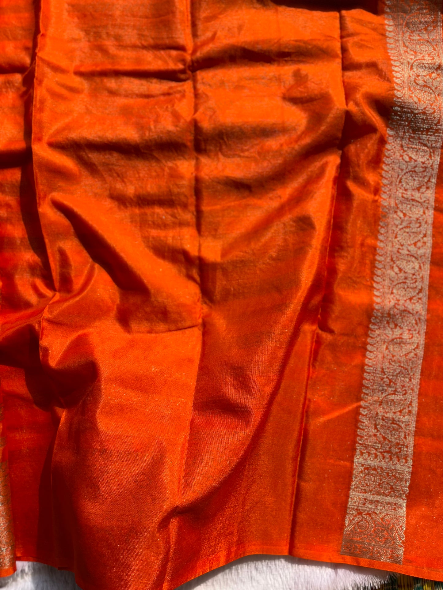 Warm silk saree