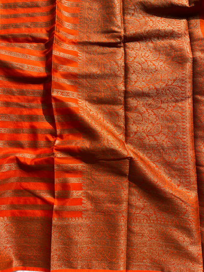 Warm silk saree