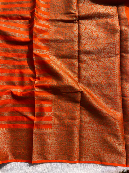 Warm silk saree